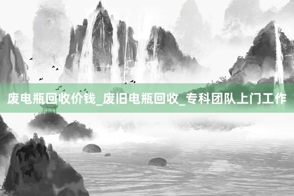 废电瓶回收价钱_废旧电瓶回收_专科团队上门工作